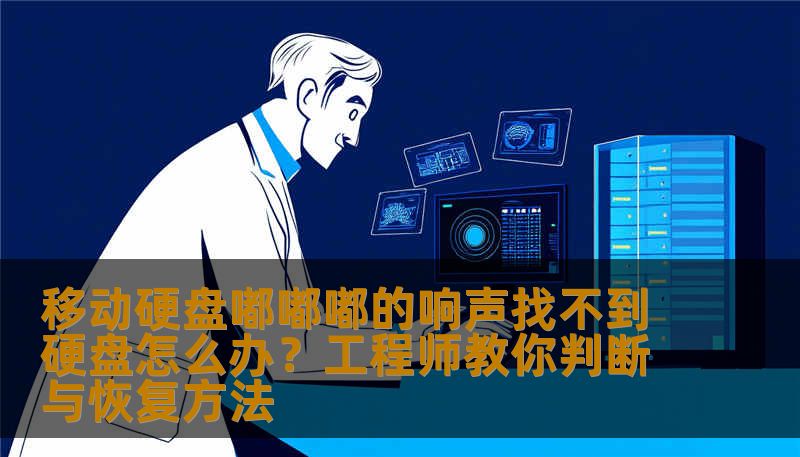 移动硬盘嘟嘟嘟的响声找不到硬盘怎么办？工程师教你判断与恢复方法