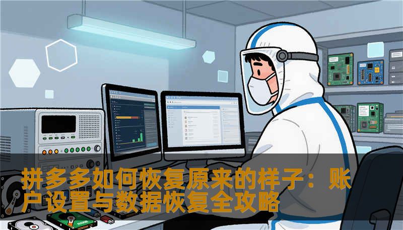 拼多多如何恢复原来的样子：账户设置与数据恢复全攻略