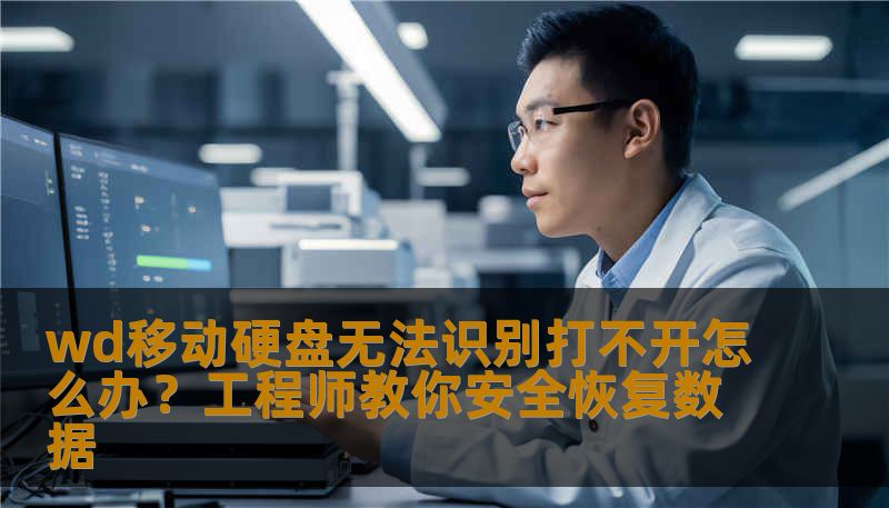 wd移动硬盘无法识别打不开怎么办？工程师教你安全恢复数据