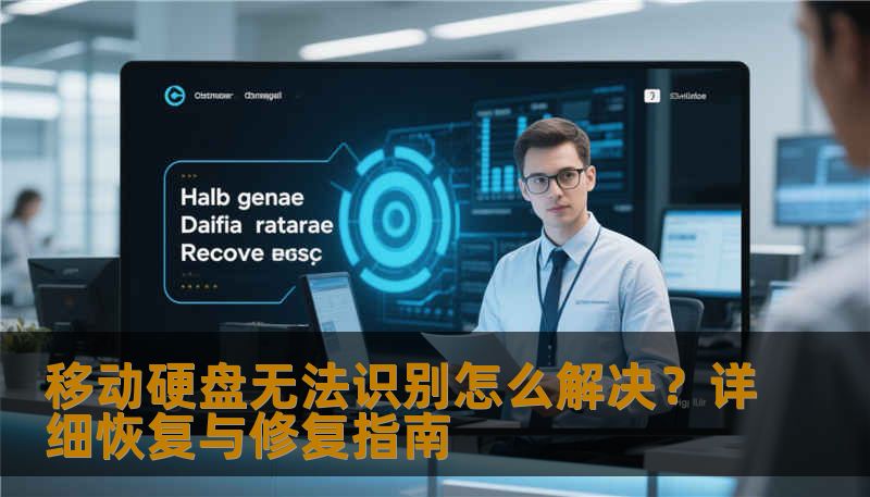 移动硬盘无法识别怎么解决？详细恢复与修复指南