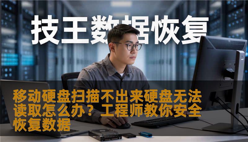 移动硬盘扫描不出来硬盘无法读取怎么办？工程师教你安全恢复数据