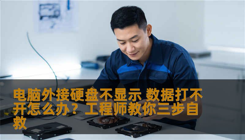 电脑外接硬盘不显示 数据打不开怎么办？工程师教你三步自救