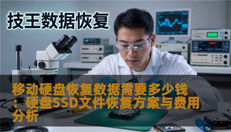 移动硬盘恢复数据需要多少钱：硬盘SSD文件恢复方案与费用分析