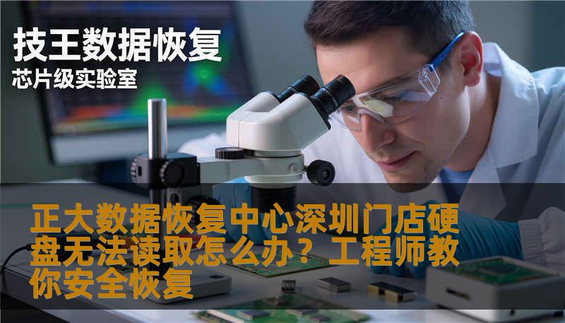 正大数据恢复中心深圳门店硬盘无法读取怎么办？工程师教你安全恢复