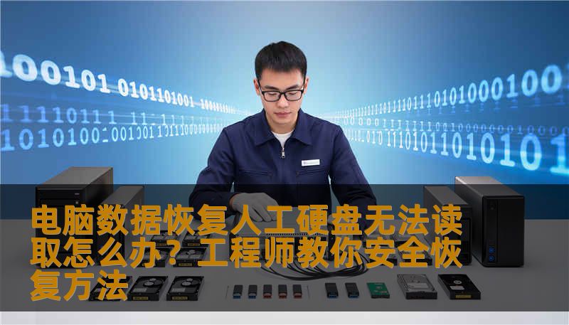 电脑数据恢复人工硬盘无法读取怎么办？工程师教你安全恢复方法