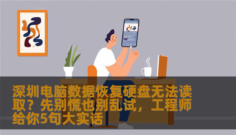 深圳电脑数据恢复硬盘无法读取？先别慌也别乱试，工程师给你5句大实话