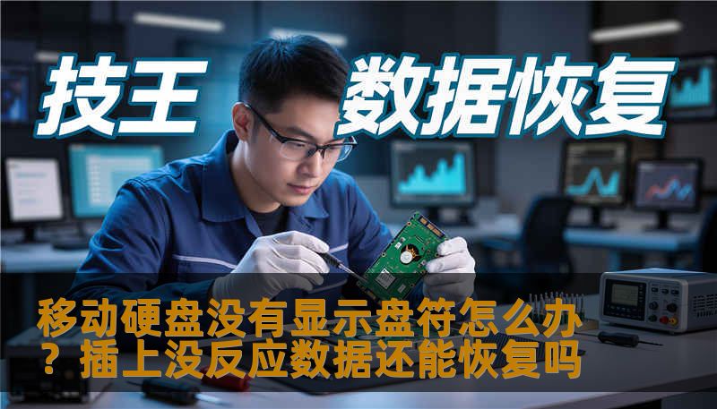 移动硬盘没有显示盘符怎么办？插上没反应数据还能恢复吗