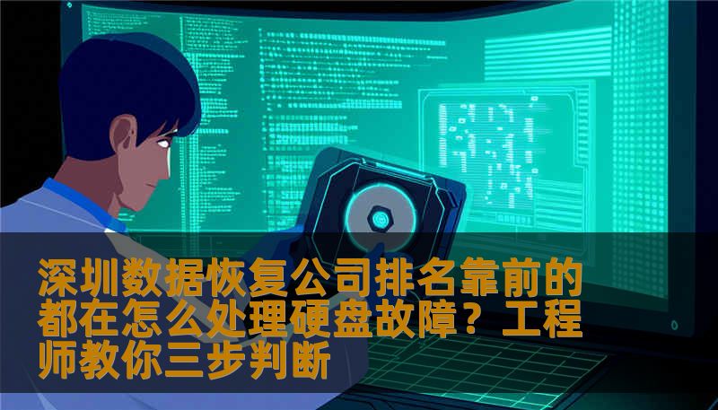 深圳数据恢复公司排名靠前的都在怎么处理硬盘故障？工程师教你三步判断