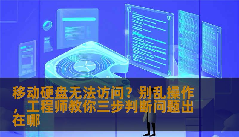 移动硬盘无法访问？别乱操作，工程师教你三步判断问题出在哪