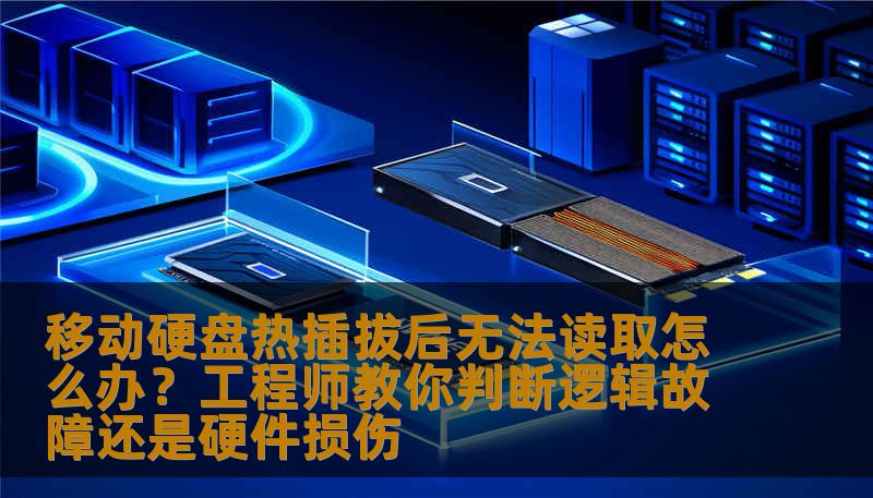 移动硬盘热插拔后无法读取怎么办？工程师教你判断逻辑故障还是硬件损伤