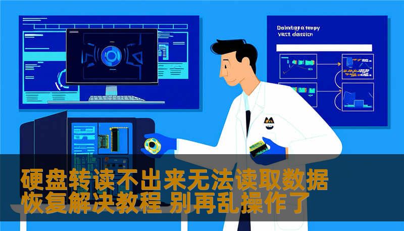 硬盘转读不出来无法读取数据恢复解决教程 别再乱操作了