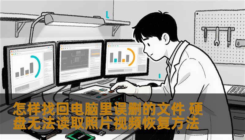 怎样找回电脑里误删的文件 硬盘无法读取照片视频恢复方法