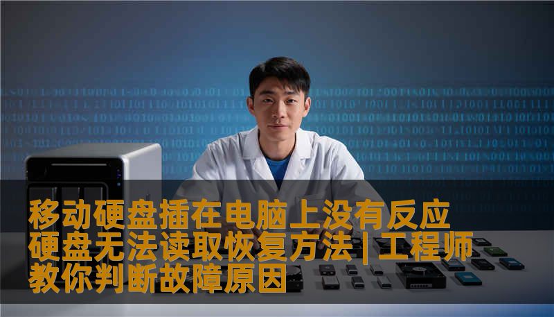 移动硬盘插在电脑上没有反应硬盘无法读取恢复方法 | 工程师教你判断故障原因