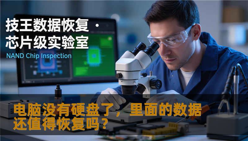 电脑没有硬盘了，里面的数据还值得恢复吗？