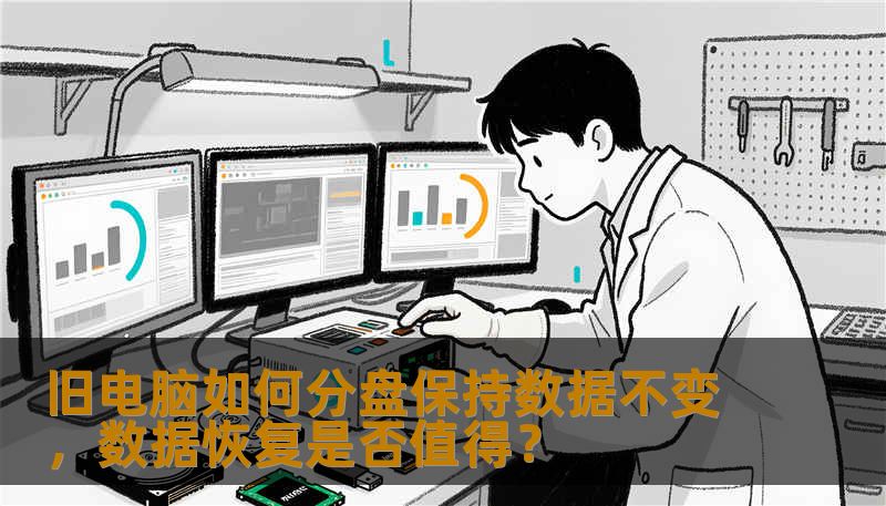 旧电脑如何分盘保持数据不变，数据恢复是否值得？