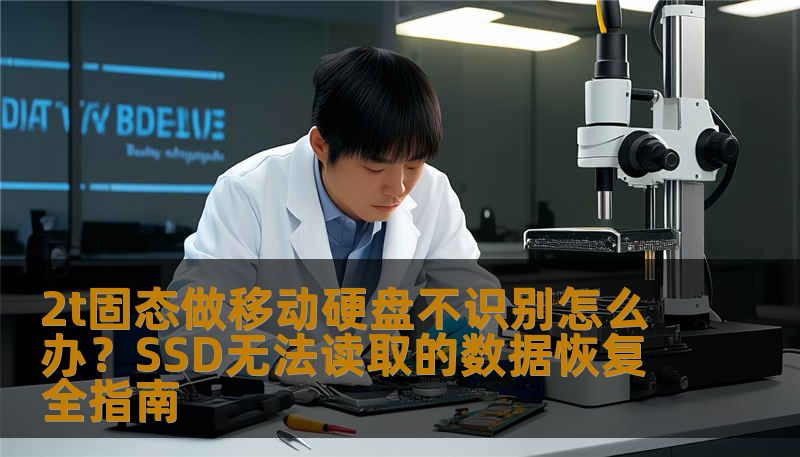 2t固态做移动硬盘不识别怎么办？SSD无法读取的数据恢复全指南