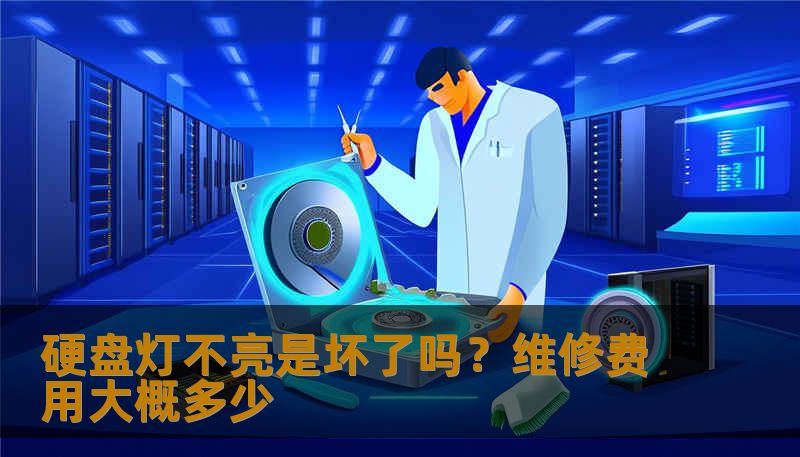硬盘灯不亮是坏了吗？维修费用大概多少