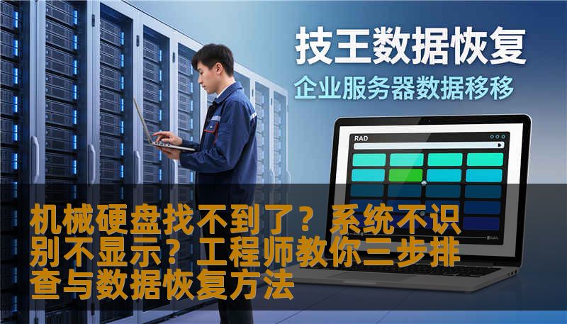 机械硬盘找不到了？系统不识别不显示？工程师教你三步排查与数据恢复方法