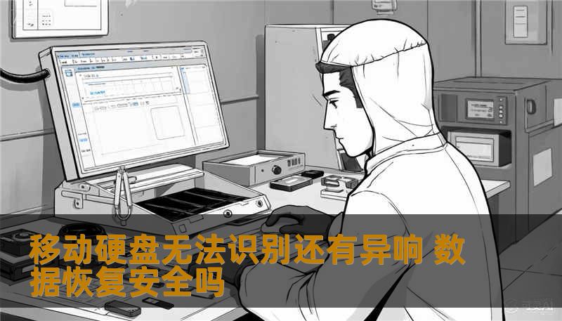 移动硬盘无法识别还有异响 数据恢复安全吗