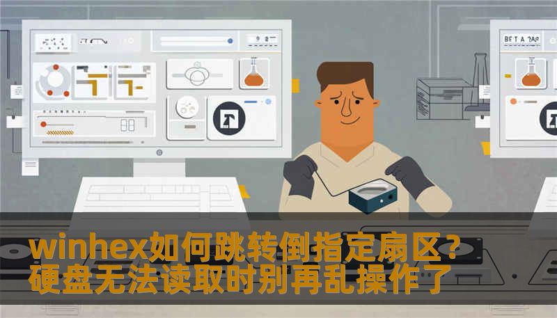 winhex如何跳转倒指定扇区？硬盘无法读取时别再乱操作了