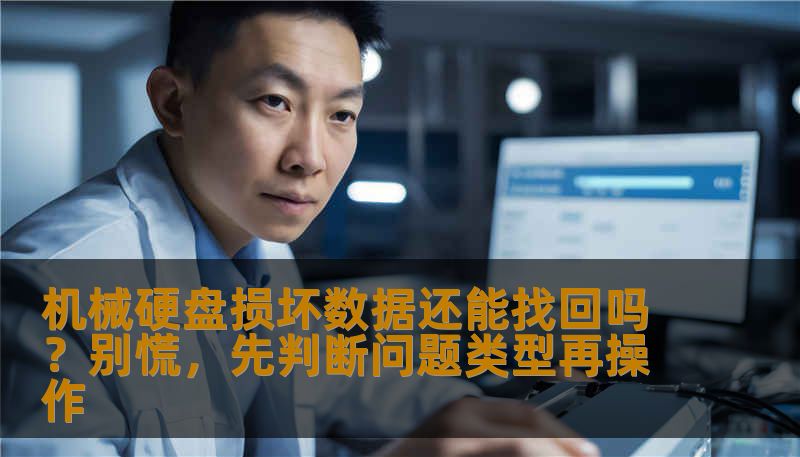 机械硬盘损坏数据还能找回吗？别慌，先判断问题类型再操作