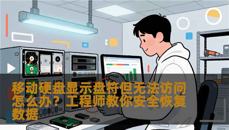移动硬盘显示盘符但无法访问怎么办？工程师教你安全恢复数据