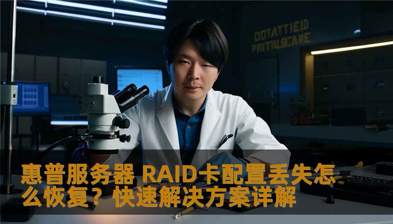 惠普服务器 RAID卡配置丢失怎么恢复？快速解决方案详解