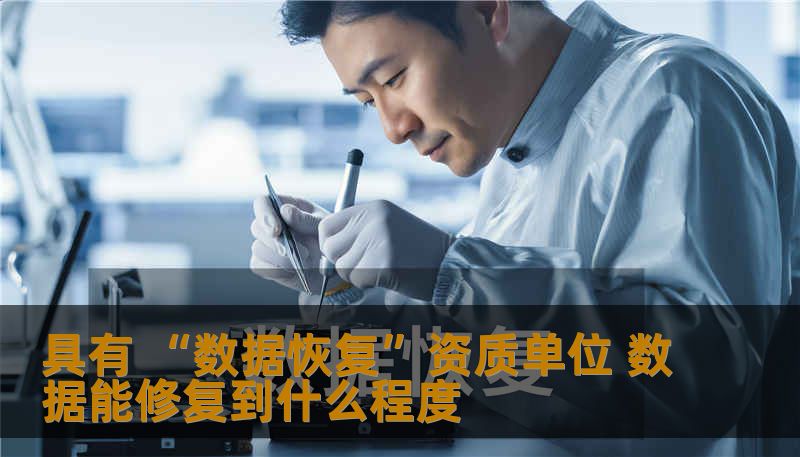具有 “数据恢复”资质单位 数据能修复到什么程度