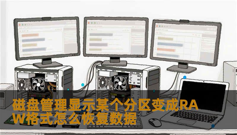 磁盘管理显示某个分区变成RAW格式怎么恢复数据