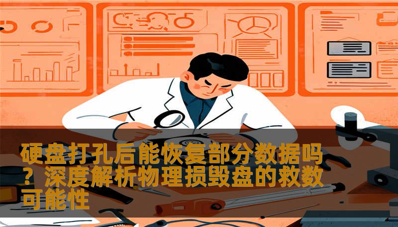 硬盘打孔后能恢复部分数据吗？深度解析物理损毁盘的救数可能性