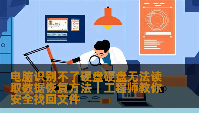 电脑识别不了硬盘硬盘无法读取数据恢复方法｜工程师教你安全找回文件