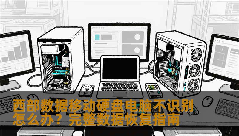 西部数据移动硬盘电脑不识别怎么办？完整数据恢复指南