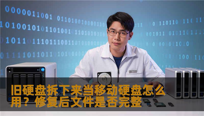 旧硬盘拆下来当移动硬盘怎么用？修复后文件是否完整