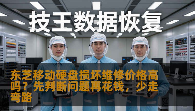 东芝移动硬盘损坏维修价格高吗？先判断问题再花钱，少走弯路