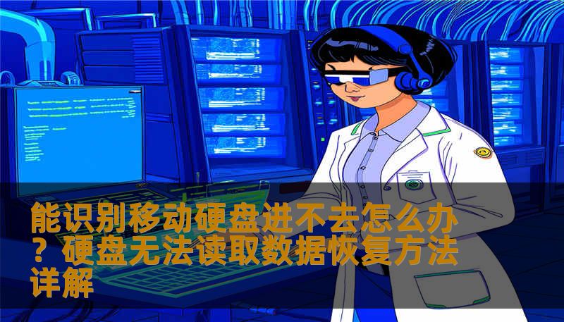 能识别移动硬盘进不去怎么办？硬盘无法读取数据恢复方法详解