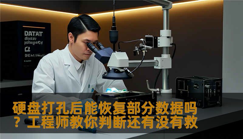 硬盘打孔后能恢复部分数据吗？工程师教你判断还有没有救