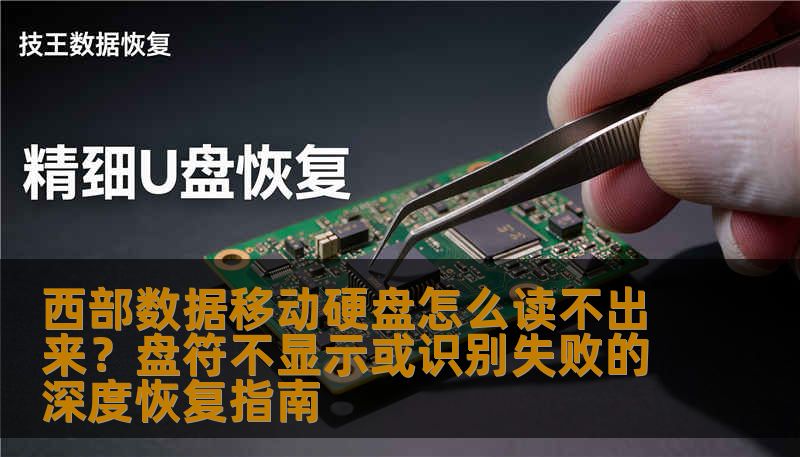 西部数据移动硬盘怎么读不出来？盘符不显示或识别失败的深度恢复指南