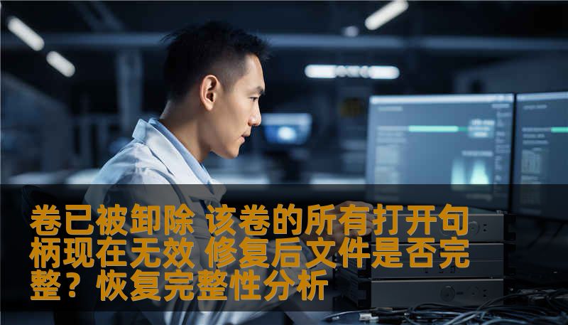 卷已被卸除 该卷的所有打开句柄现在无效 修复后文件是否完整？恢复完整性分析
