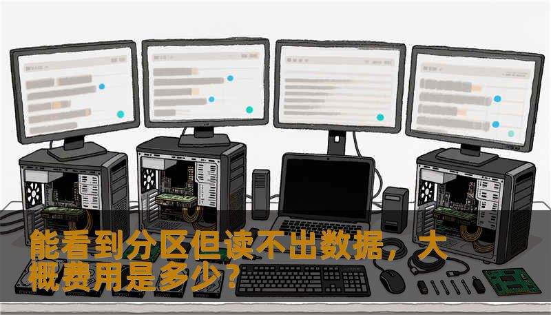能看到分区但读不出数据，大概费用是多少？