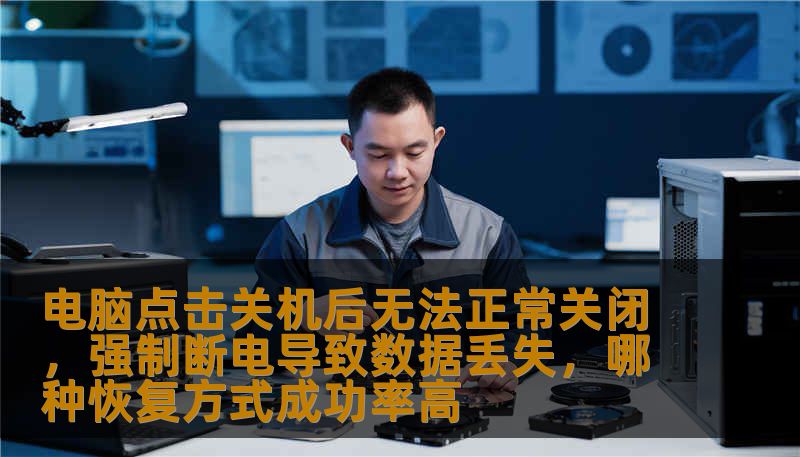 电脑点击关机后无法正常关闭，强制断电导致数据丢失，哪种恢复方式成功率高