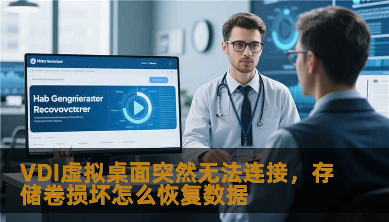 VDI虚拟桌面突然无法连接，存储卷损坏怎么恢复数据