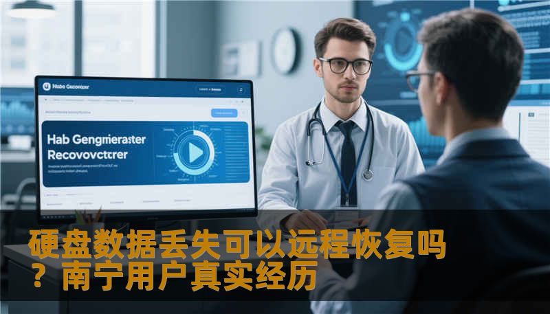 南宁用户硬盘数据丢失后尝试远程恢复，本文通过实际案例解析远程恢复的适用场景、操作步骤与风险，帮你正确判断恢复方案。