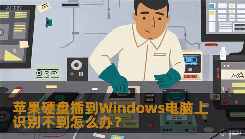 苹果硬盘插到Windows电脑上识别不到怎么办？