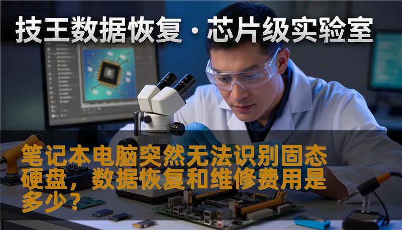 笔记本电脑突然无法识别固态硬盘，数据恢复和维修费用是多少？