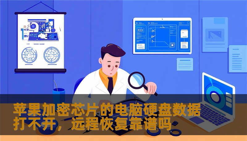 苹果加密芯片的电脑硬盘数据打不开，远程恢复靠谱吗