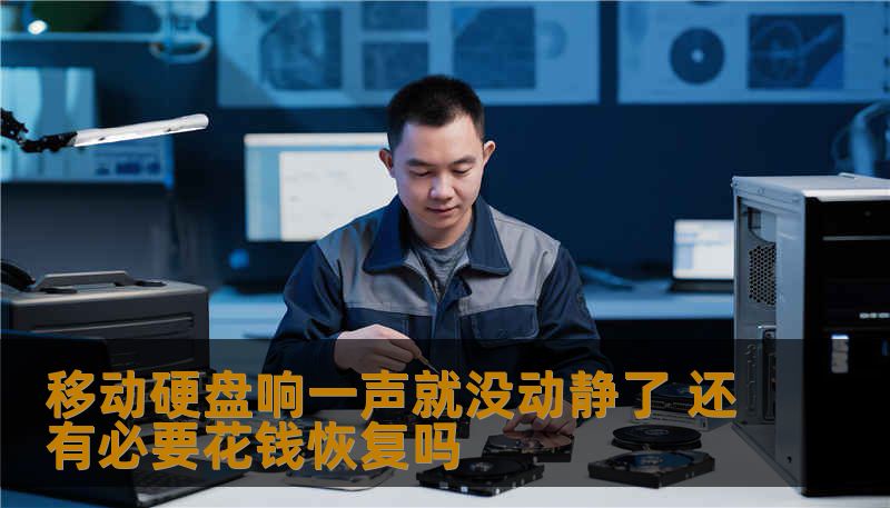 移动硬盘响一声就没动静了 还有必要花钱恢复吗