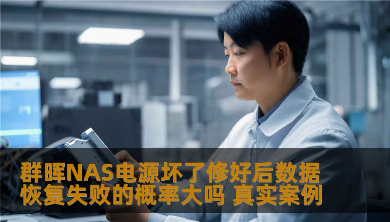 群晖NAS电源损坏维修后，数据恢复失败概率受硬盘物理坏道、RAID掉盘等因素影响。结合实际案例与操作步骤，分析真实风险与恢复方案。