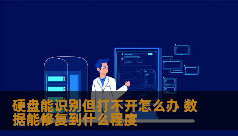 硬盘能识别但打不开怎么办 数据能修复到什么程度