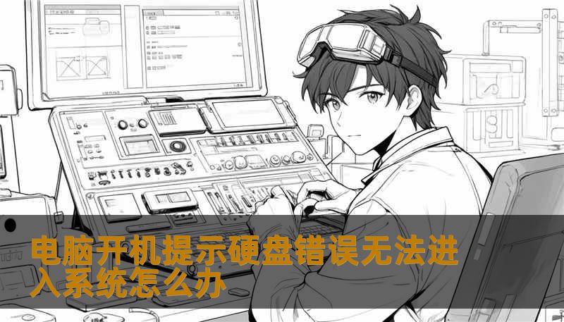 电脑开机提示硬盘错误无法进入系统怎么办