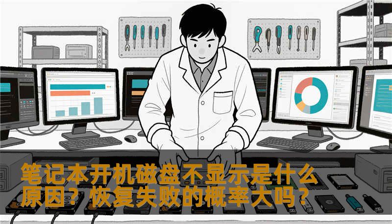 笔记本开机磁盘不显示是什么原因？恢复失败的概率大吗？